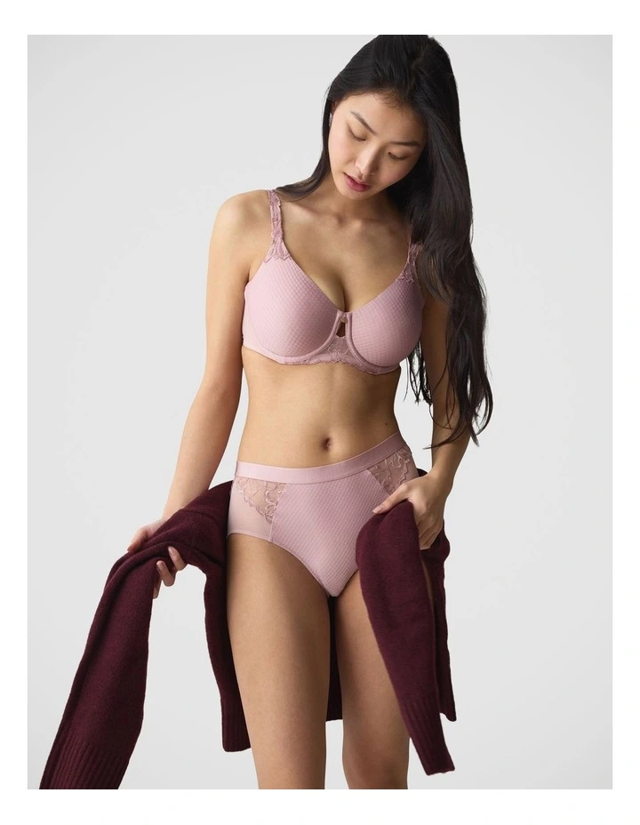 Wild Azalea Florale Minimiser Bra in Pink image 4