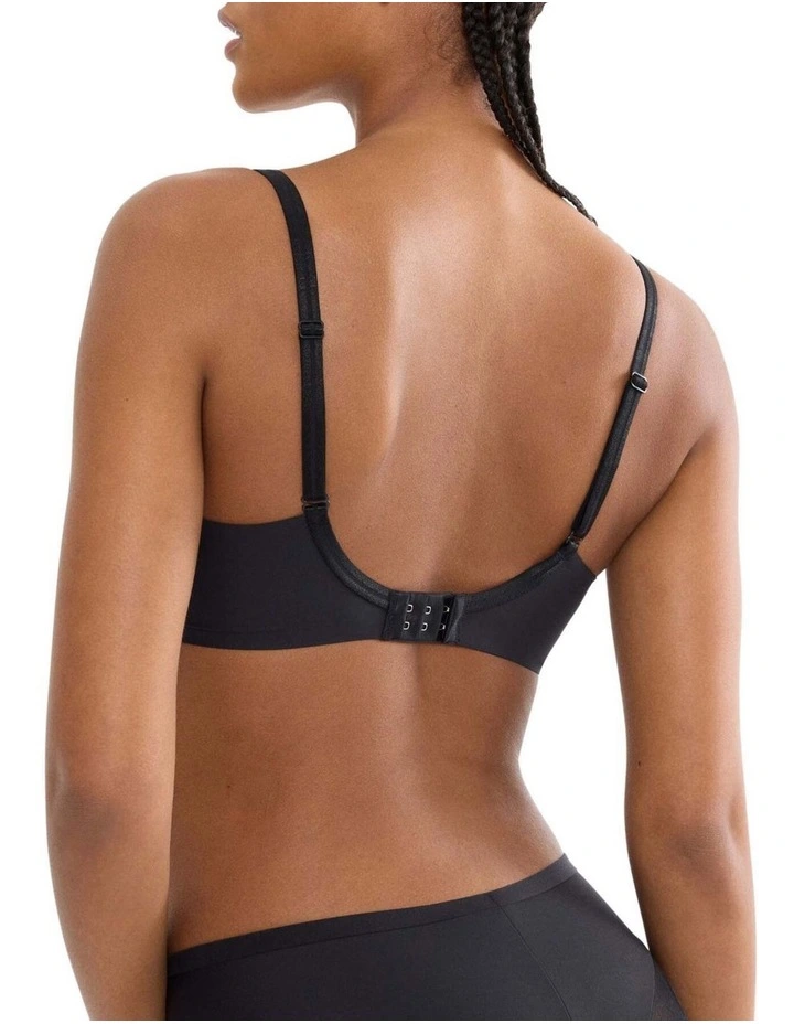 Comfort Contour Minimiser Bra in Black image 2
