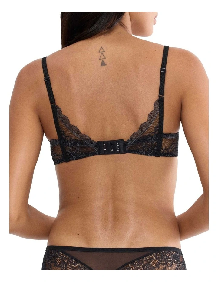 Comfort Allure Balconette Bra in Black image 2