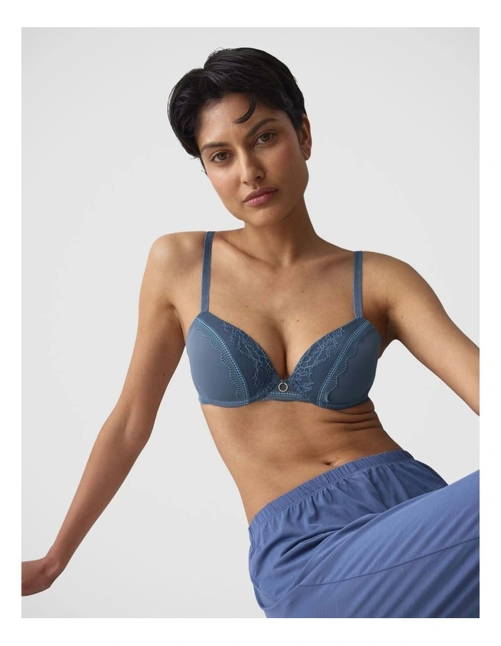 Comfort Allure Wired Padded Bra in Grey image 4