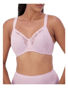 Lacy Minimiser Bra in Pink