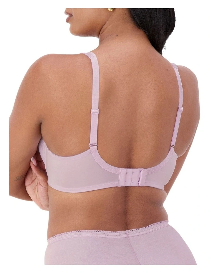 Lacy Minimiser Bra in Pink image 3