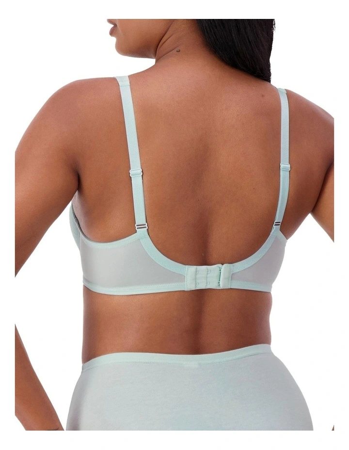 Lacy Minimiser Bra in Blue image 2