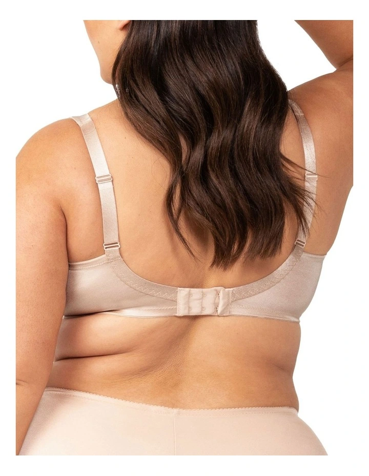 Lacy Minimiser Bra in Beige image 6