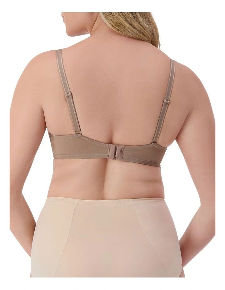 Sheer Minimiser Bra in Mocca image 2