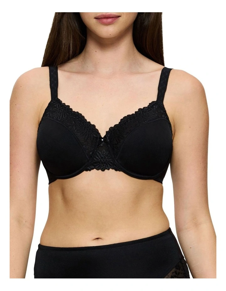 Ladyform Minimizer Bra in Black image 1