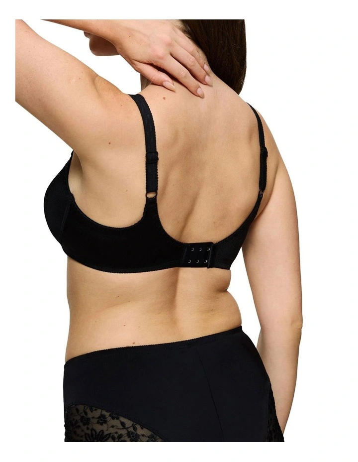 Ladyform Minimizer Bra in Black image 2