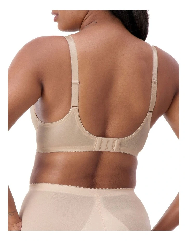 'Embroidered' Minimizer Underwire Bra 10000085 in Fawn image 2