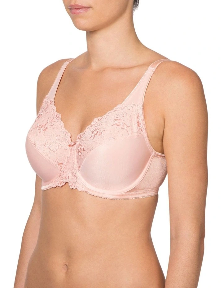 'Embroidered Minimizer' Underwire Bra image 2
