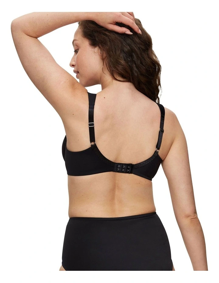 True Shape Sensation Minimiser Bra in Black image 2