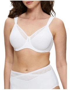 True Shape Sensation Minimiser Bra in White