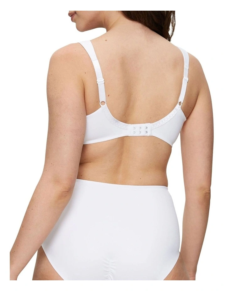 True Shape Sensation Minimiser Bra in White image 2