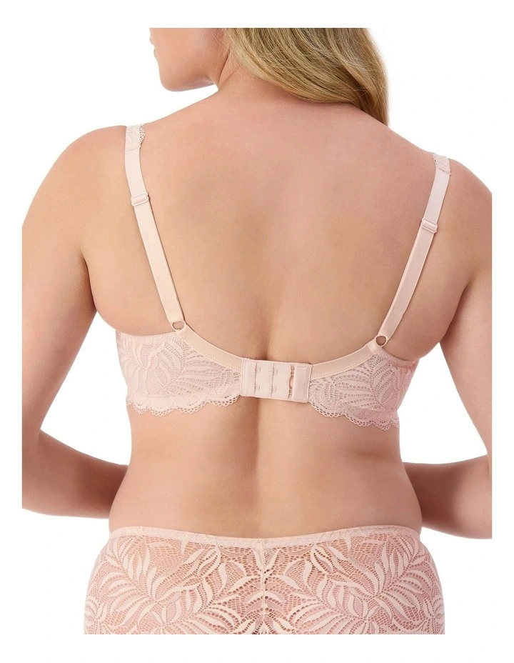 Essential Lace Balconette Underwire Bra in Nude Pink image 2