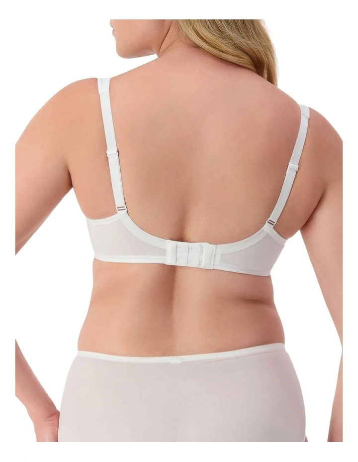 Lacy Minimiser Bra in White image 2