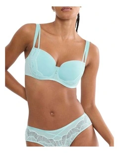 Palina Moonlight Kiss Wired Padded Bra in Capri Blue