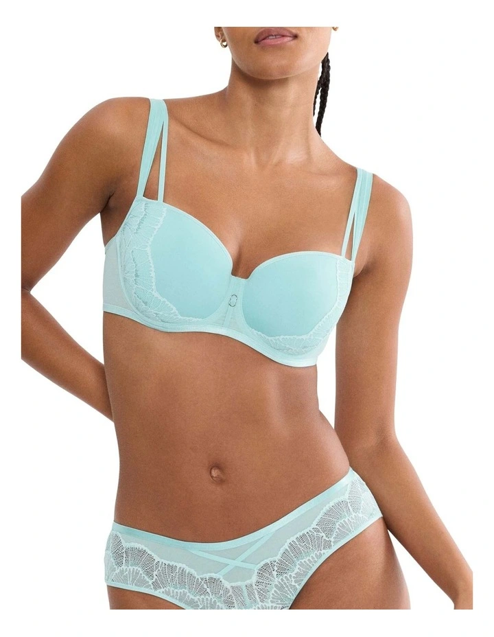 Palina Moonlight Kiss Wired Padded Bra in Capri Blue image 1