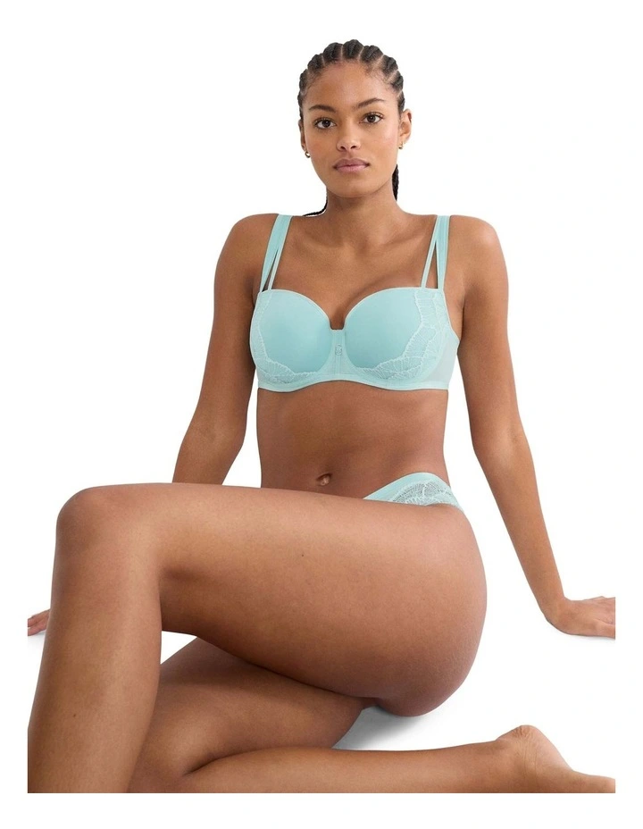 Palina Moonlight Kiss Wired Padded Bra in Capri Blue image 4