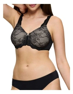 Contouring Sensation Minimiser Bra in Black