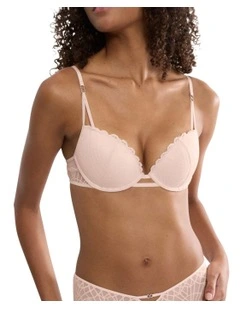 That Night in Vegas Push-up Bra in Porcelain