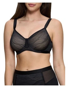 Airy Sensation Minimiser Bra in Black