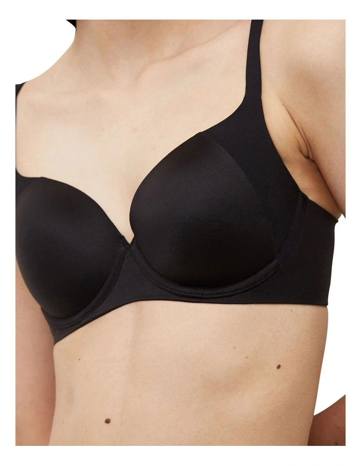 Body Make-Up Soft Touch Padded Bra in Black image 3