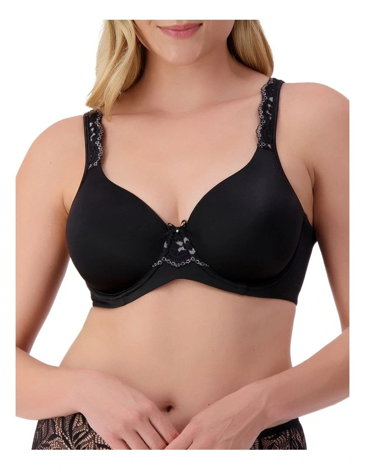 Gorgeous Silhouette T-shirt Bra in Black image 1