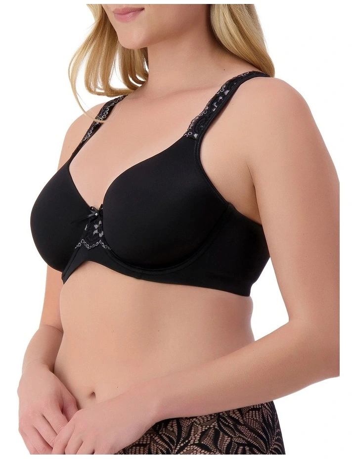 Gorgeous Silhouette T-shirt Bra in Black image 3