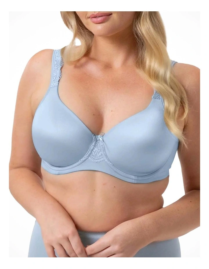 Gorgeous Silhouette T-shirt Bra in Blue image 1