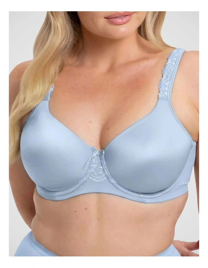 Gorgeous Silhouette T-shirt Bra in Blue image 3