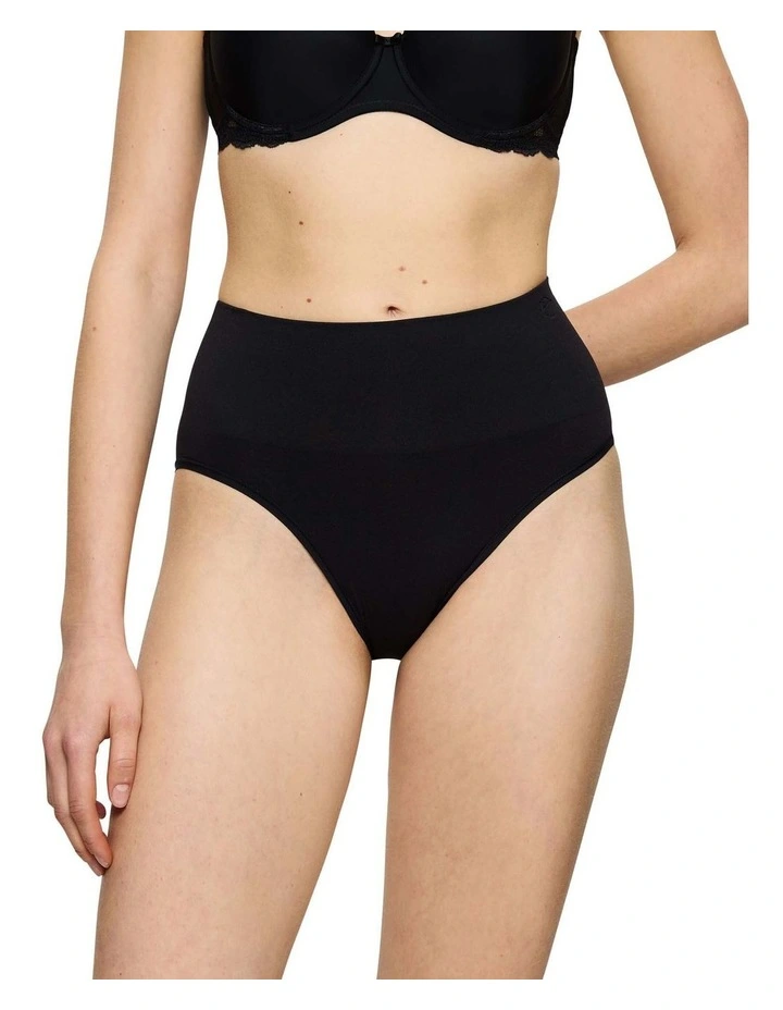 Soft Sculpt Bandeau Maxi Brief in Black image 1