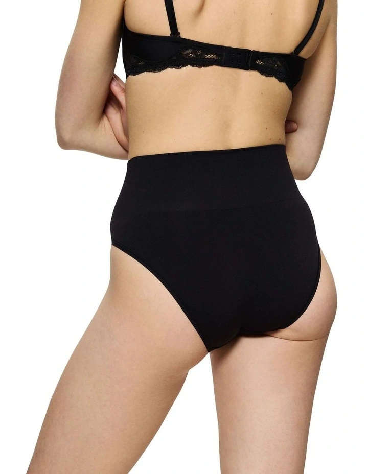 Soft Sculpt Bandeau Maxi Brief in Black image 2