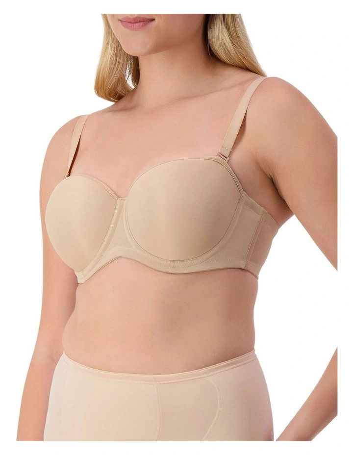 Beautiful Silhouette Strapless Bra in Nude image 3