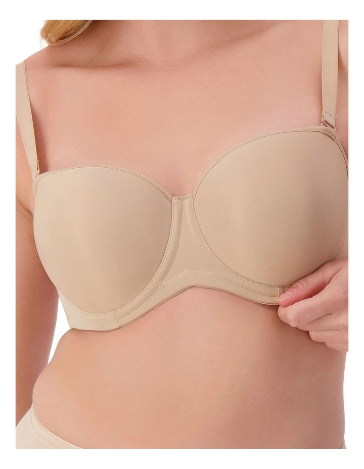Beautiful Silhouette Strapless Bra in Nude image 7