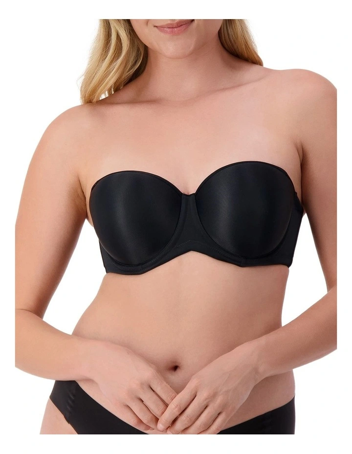 Beautiful Silhouette Strapless Bra in Black image 1