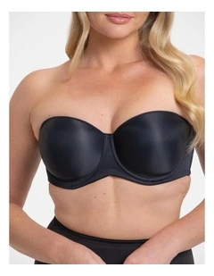 Beautiful Silhouette Strapless Bra in Black