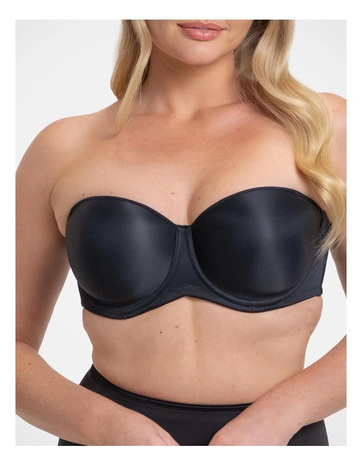 Beautiful Silhouette Strapless Bra in Black image 1