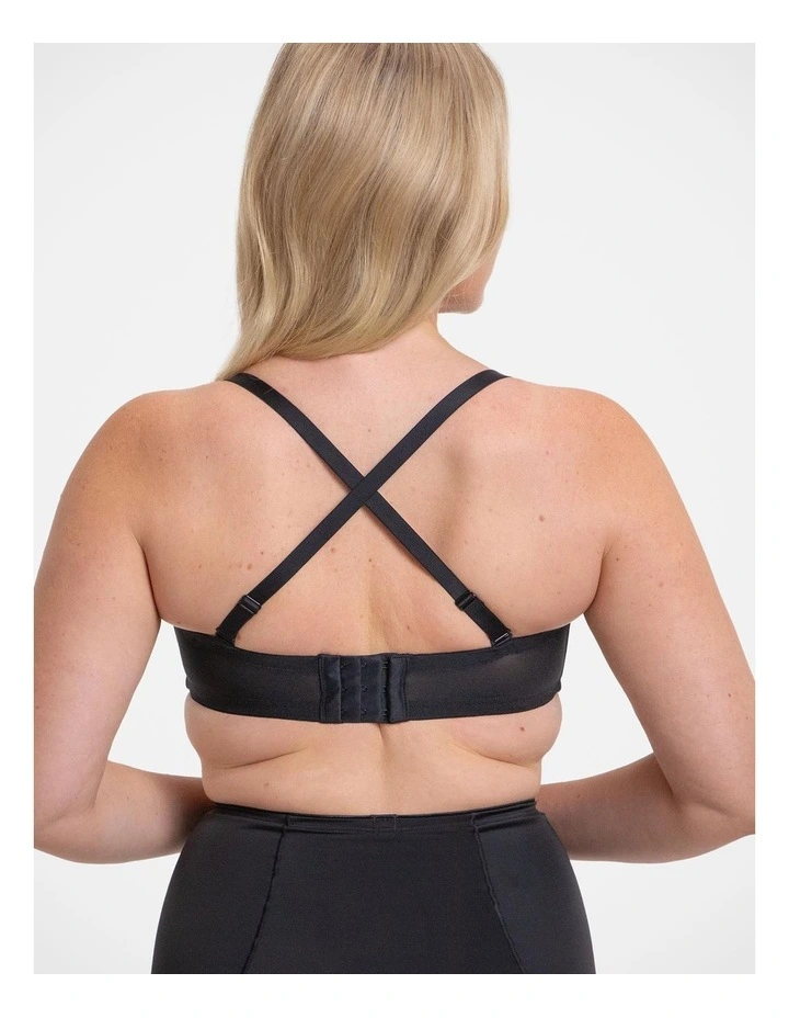 Beautiful Silhouette Strapless Bra in Black image 3