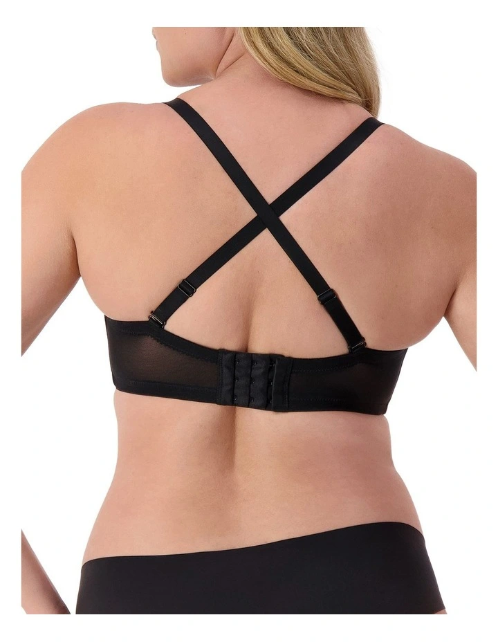 Beautiful Silhouette Strapless Bra in Black image 4