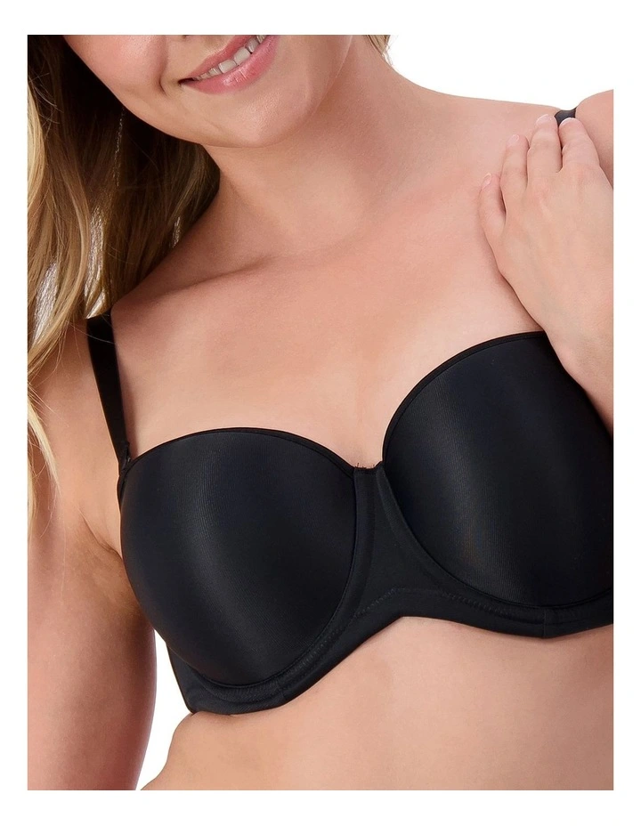Beautiful Silhouette Strapless Bra in Black image 6
