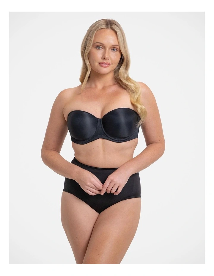 Beautiful Silhouette Strapless Bra in Black image 6