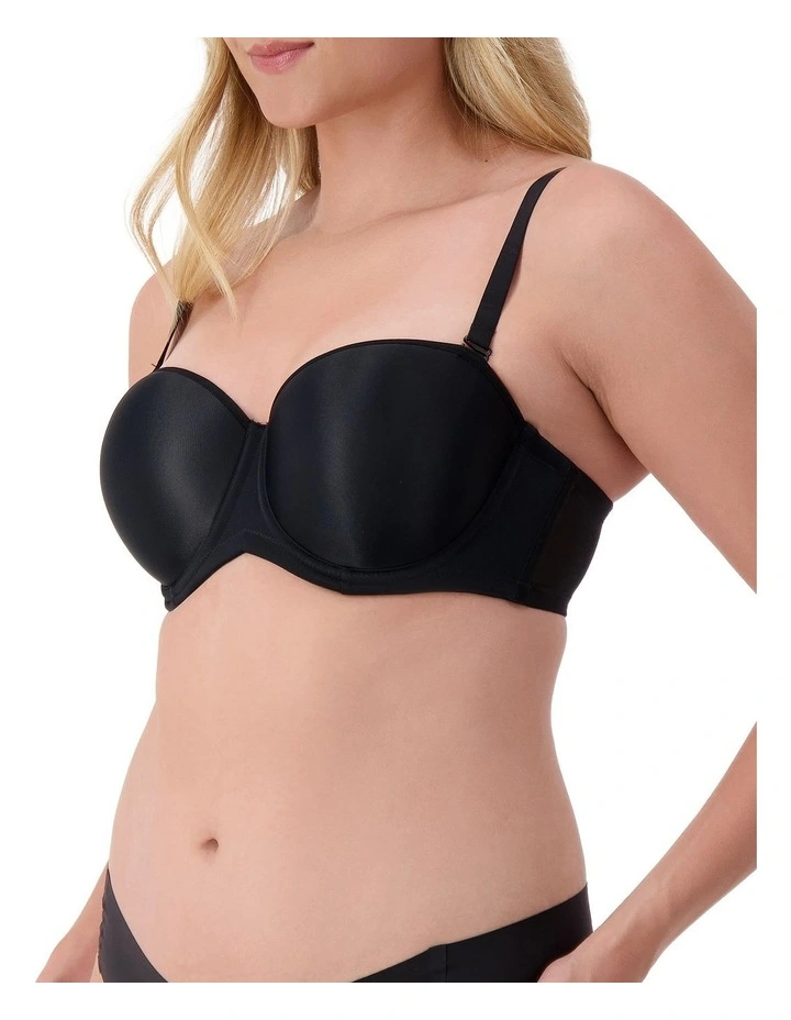 Beautiful Silhouette Strapless Bra in Black image 7