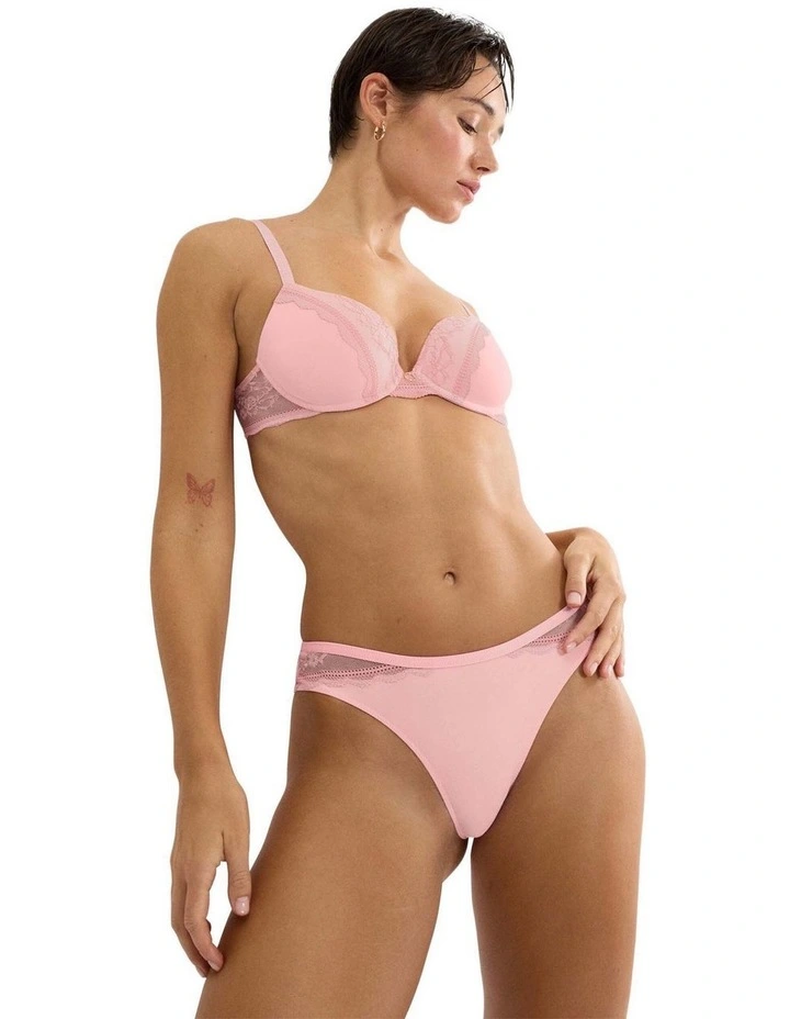 Comfort Allure Brazilian Brief in Pink image 4