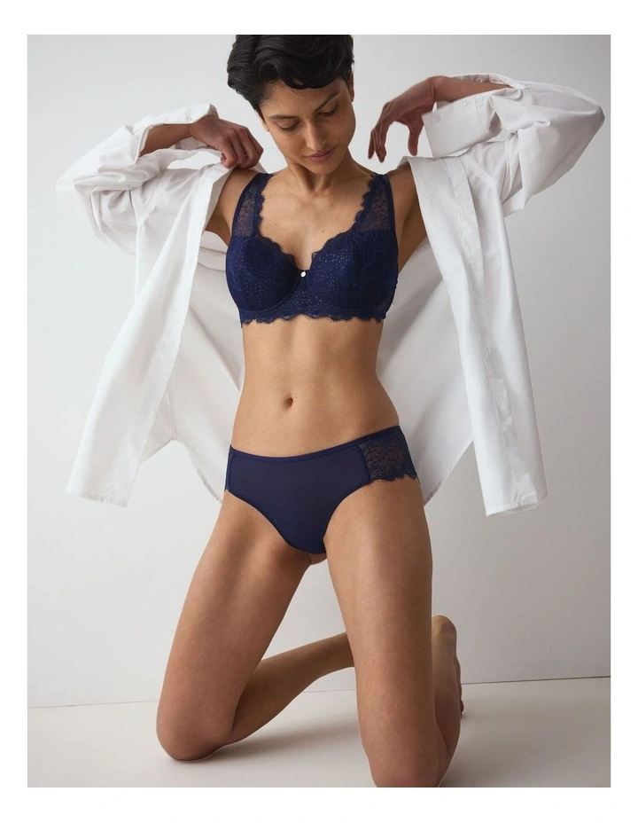 Amourette Sparkle Hipster Brief in Admiral Blue image 4