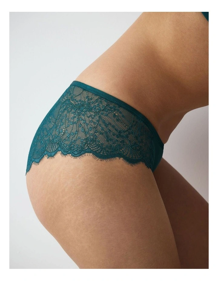 Amourette Sparkle Hipster Brief in Teal Green image 3