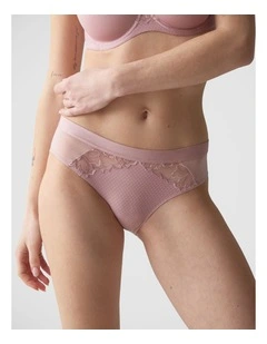 Wild Azalea Florale Tai Brief in Pink
