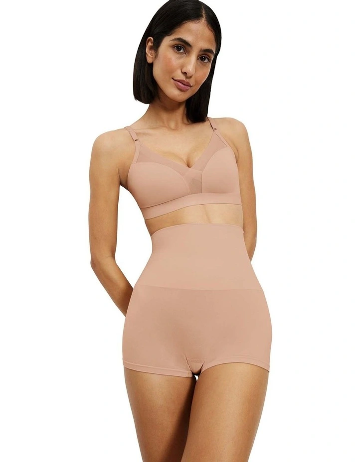 Soft Sculpt Shorts in Beige image 4