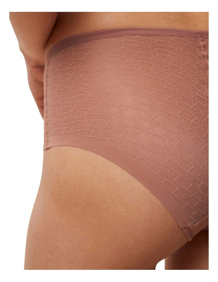 Signature Sheer Maxi Brief in Toasted Almond image 3