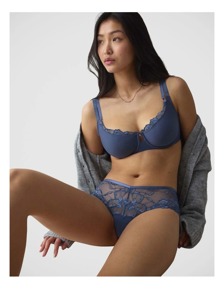 Wild Gardenia Maxi Brief in Grey image 4