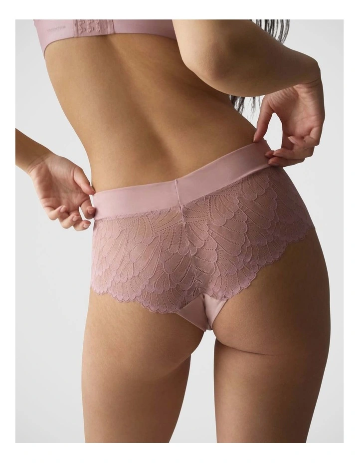 Love in Lace Short Biref in Pink image 2