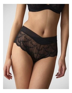 Love in Lace Short Brief in Black